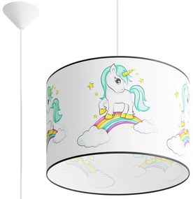 Lampa dla dzieci z jednorożcem na abażurze - 3X A587 D0-R99