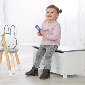 Biały pojemnik dziecięcy 60x32x30 cm Miffy – Roba