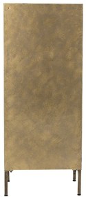 Metalowa witryna w kolorze złota 45x110x40 cm Saone – Bloomingville