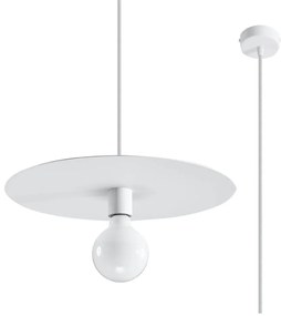 Biała lampa wisząca ø 40 cm Livago – Nice Lamps