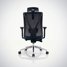 Fotel biurowy ergonomiczny ciemnoniebieski VECTOR