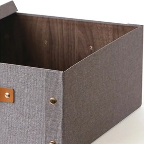 Kitchisimo Zestaw 2 pudełek do przechowywania z pokrywką 33 × 40 × 17 cm, M