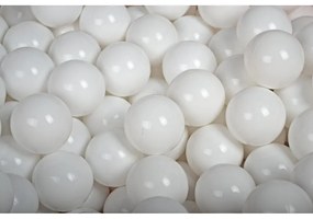 Szaroniebieski aksamitny basen z kulkami ø 90x30 cm Montessori – Meowbaby