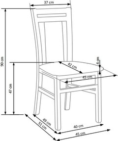 Krzesło drewniane Hubert 8 biały