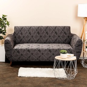 4Home Multielastyczny pokrowiec na kanapę 2-osobową Comfort Plus szary, 140 - 180 cm, 140 - 180 cm