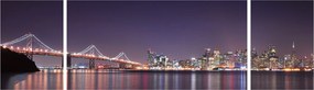 Obraz przedstawiający San Francisco, Kalifornia (170x50 cm)