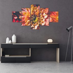 Obraz - Chryzantemy (125x70 cm)