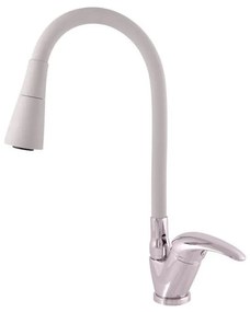 RAV Slezák SA006.0/13S - Bateria zlewozmywakowa SAZAVA 35,6 cm szara/błyszczący chrom