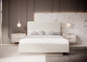 Zestaw sypialniany Dominica z łóżkiem 160x200, szafą, 2 szafkami nocnymi i komodą – elegancki komplet do nowoczesnej sypialni