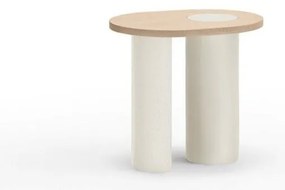 Stolik w dekorze jesionu 45x60 cm Nori – Teulat