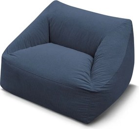 Ciemnoniebieski sztruksowy worek do siedzenia Lilibet – Bobochic Paris