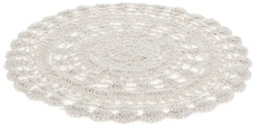 Mata stołowa z mieszanki bawełny ø 35 cm Crochet – Rex London