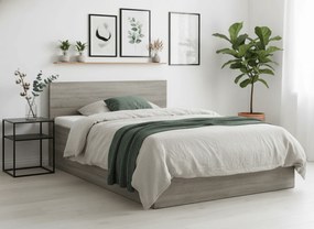 Łóżko SOFIA 120 x 200 cm, dąb truflowy Stelaż: Ze stelażem listwowym rolowanym, Materac: Materac Coco Maxi 20 cm