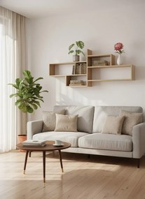 Skandynawska półka ścienna w kolorze dąb sonoma B5-M65