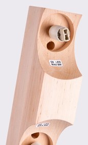 Biało-naturalna lampa sufitowa ze szklanym kloszem ø 12 cm Solum – Sollux