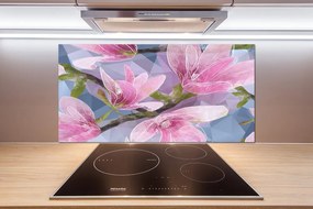 Panel do kuchni Różowa magnolia