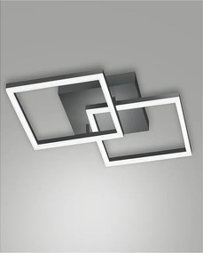 BARD nowoczesna lampa sufitowa LED 39W antracytowa 3394-29-282 Fabas Luce