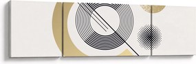 Obraz - Kształty geometryczne N⁰2 (170x50 cm)