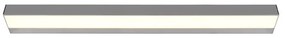 Kinkiet LED w kolorze błyszczącego srebra (dł. 90 cm) Rocco – Trio