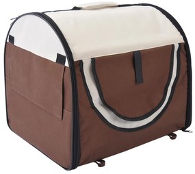 PawHut Transporter dla Zwierząt Torba dla Psa Kota Rozmiar S 46x36x41 cm Kawa | Aosom PL