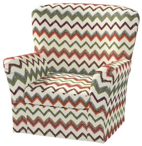 Pokrowiec na fotel Tomelilla wysoki z zakładkami