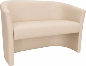 Sofa CLUB tapicerowana tkaniną Eko-skóra elegancka sofa do salonu i gabinetu : Kolor tkaniny - EKO-SKÓRA - 18D, Typ tkaniny - Eko-skóra