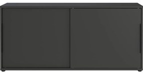 Antracytowa szafka z drzwiami przesuwnymi 160x74 cm Mailand – Germania