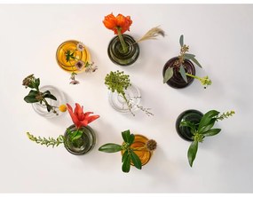 Zielony szklany ręcznie wykonany wazon (wysokość 9 cm) Inu – Zone