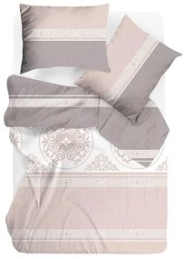 Pościel Bawełniana Greno Premium Versus 140x200 Beżowa GRENO