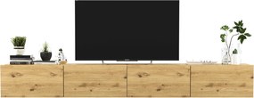 Zestaw Ściennych Szafek Rtv Dąb Artisan L3-G27
