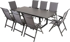 Doppler LIVORNO YELMO ALU ogrodowy zestaw wypoczynkowy 8+1