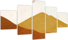Obraz - Góry akwarelowe N⁰1 (125x70 cm)
