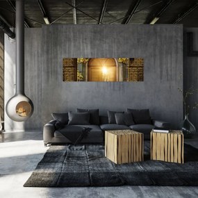 Obraz - Brama w lesie (170x50 cm)