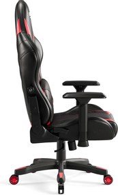 Krzesło dla graczy Diablo X-Ray Normal Size czarno-czerwony