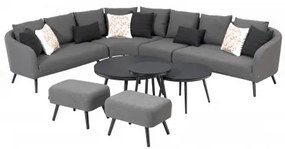Melia LIKA-TEX® szary - luksusowy zestaw ogrodowy
