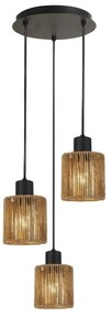 LAMPA SUFITOWA WISZĄCA APP1820-3CPR NATURE BLACK
