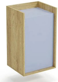 Szafka modułowa 83cm hikora + niebieski horyzont - Afilia 9X