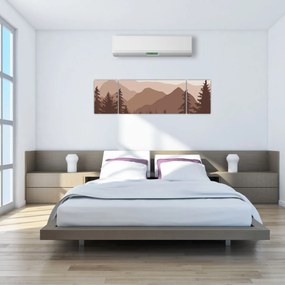 Obraz - Góry Brunatne N⁰2 (170x50 cm)