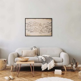 Plakat Subtelne rybki 60x40 cm z ramą czarną bez marginesu ARTGEIST B
