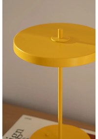 Żółta metalowa lampa stołowa LED z metalowym kloszem (wysokość 31 cm) Asteria Move – UMAGE