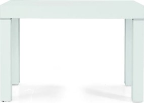 Wysuwany biały stół konsolowy 110x50 cm - 110x300 cm - SORRENTO