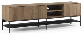 Szafka pod TV w dekorze dębu w naturalnym kolorze 180x55x35 cm Amira – Marckeric