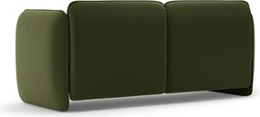 Zielona aksamitna sofa 168 cm Georgia – Micadoni