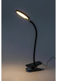 Rabalux 74199 lampa stołowa LED z klipsem Marcin, czarny