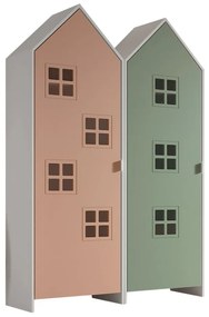 Zielono-różowa szafa dziecięca 115x171,5 cm CASAMI BRUGES – Vipack