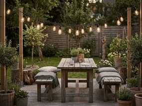 Girlanda ogrodowa LED LUCENT, 20 m
