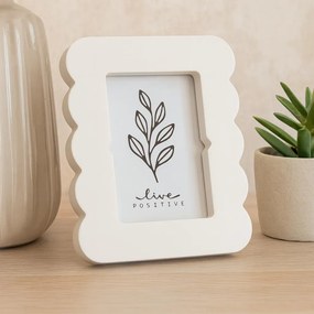 Ramka na zdjęcie z falowanym brzegiem BASE, 16 x 2,2 x 20,8 cm