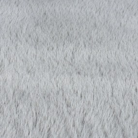 Jasnoszara syntetyczna skóra 160x230 cm Ivy Luxury Fur – Flair Rugs