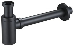 Mexen półsyfon umywalkowy okrągły, czarny antyczny - 79950-79