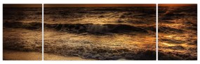 Obraz - Fale na wybrzeżu (170x50 cm)